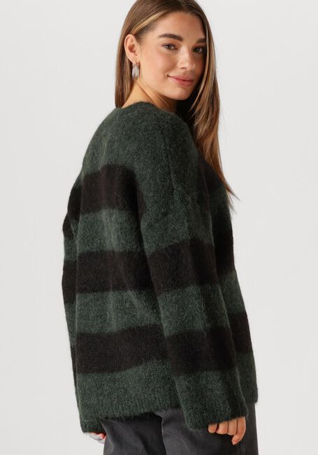 Grüne SELECTED FEMME Pullover SLFGABELLA LS KNIT O-NECK CAMP - large