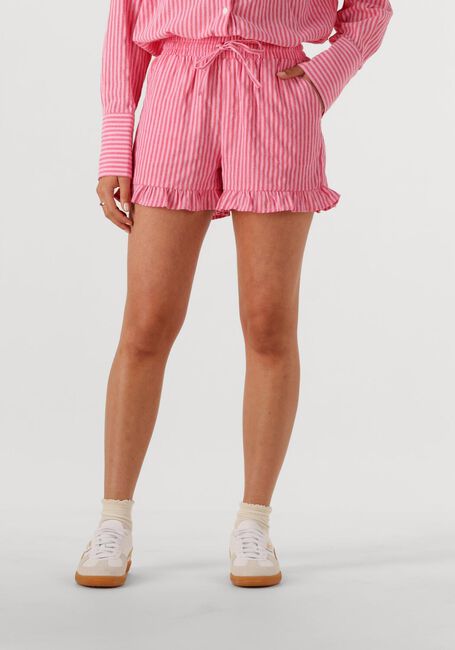 Beige COLOURFUL REBEL Weite Hose SENSA STRIPED RUFFLE SHORT - large