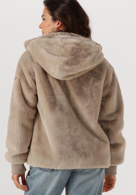 Beige MOSCOW Fake-Fur-Jack 08-08-EVELYN-3 - large