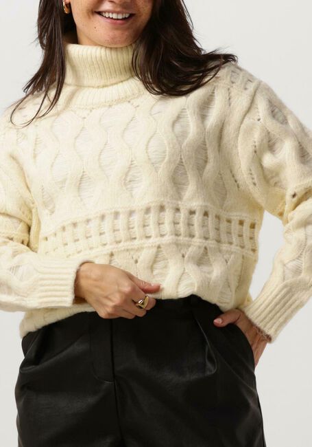 Ecru SILVIAN HEACH Rollkragenpullover LUPETTO M/L- SWEATER - large