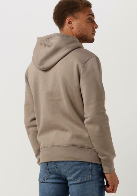 Taupe CALVIN KLEIN Sweatshirt MONOLOGO HOODIE - large