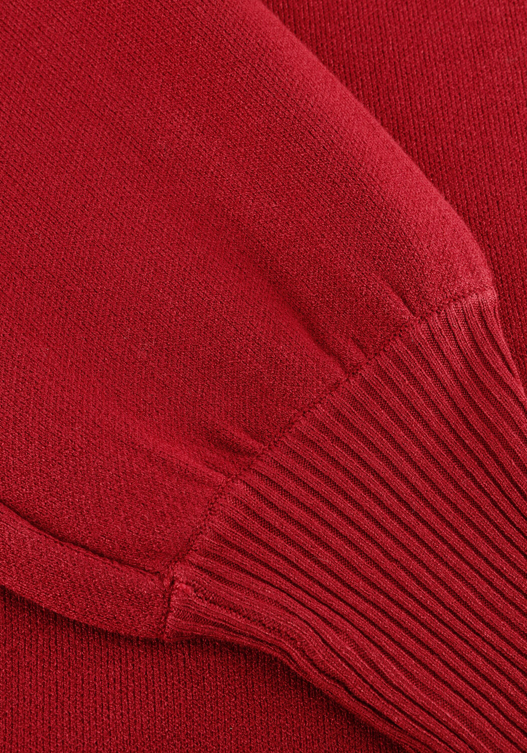 Rote Y.A.S. Pullover YASFONNY LS KNIT PULLOVER S. - large
