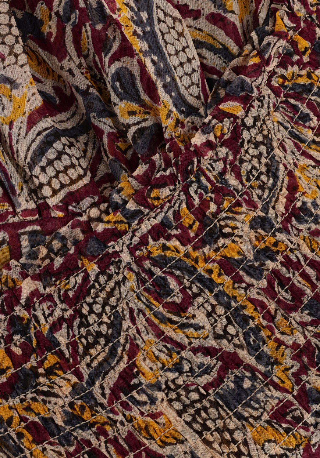 Braune AAIKO Minirock BILLI ORIENTAL VIS 520 - large