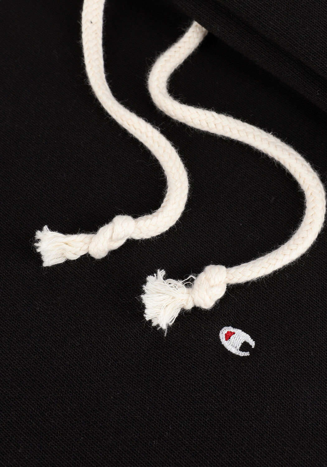 Schwarze CHAMPION Pullover HOODED SWEATSHIRT DMS PLAIN - large