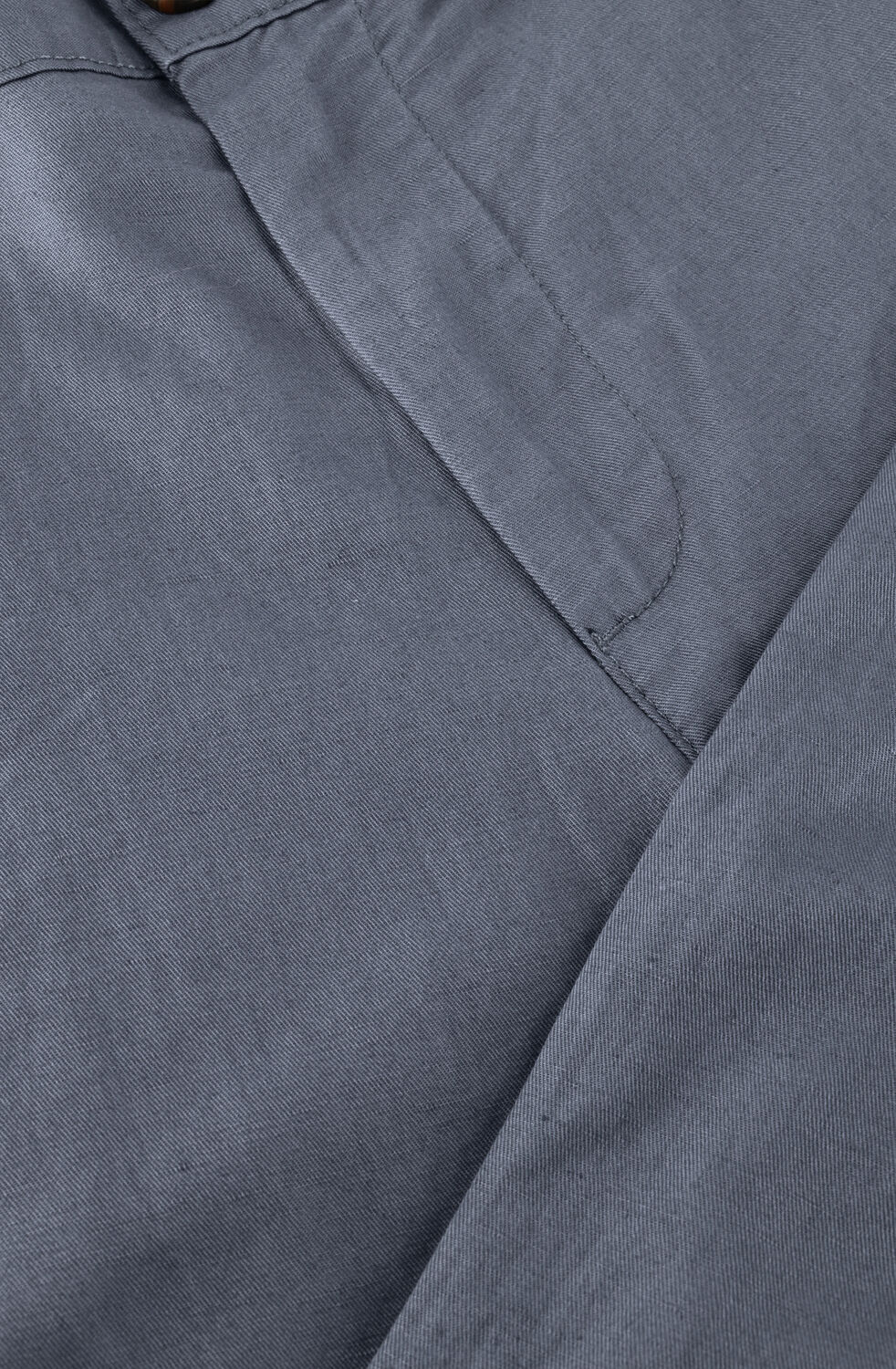 Graue SELECTED MEN Hose SLH196-STRAIGHT MILES LINEN  BLEND PANT - large