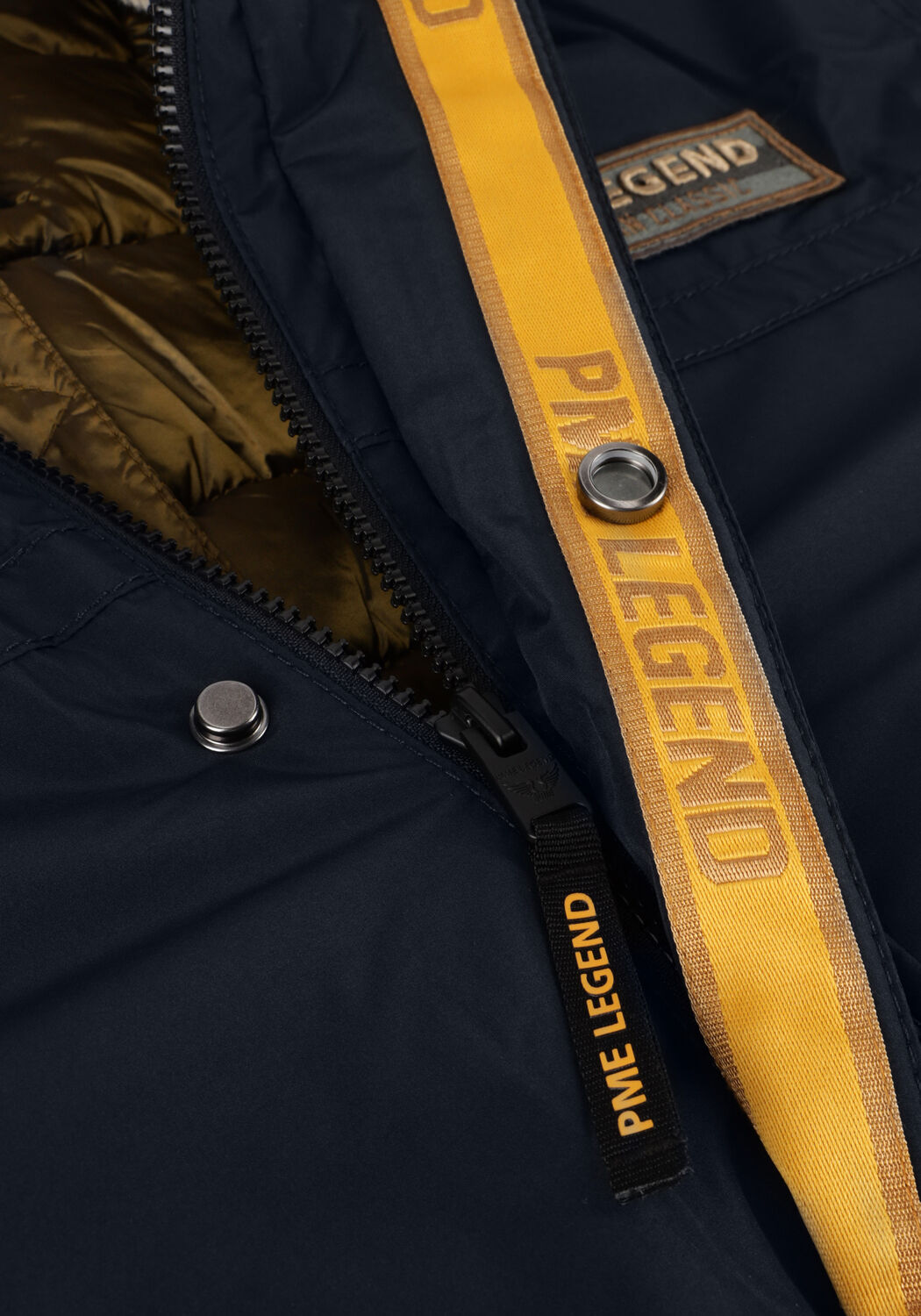 Dunkelblau PME LEGEND Jack BOMBER JACKET ICE STRIPER 4.0 DEWSTER - large