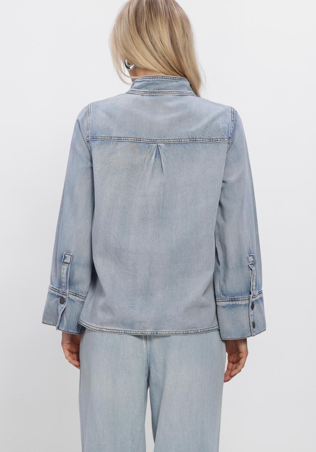 Blaue MY ESSENTIAL WARDROBE Blusen HILMAMW 171 BOXY BLOUSE - large