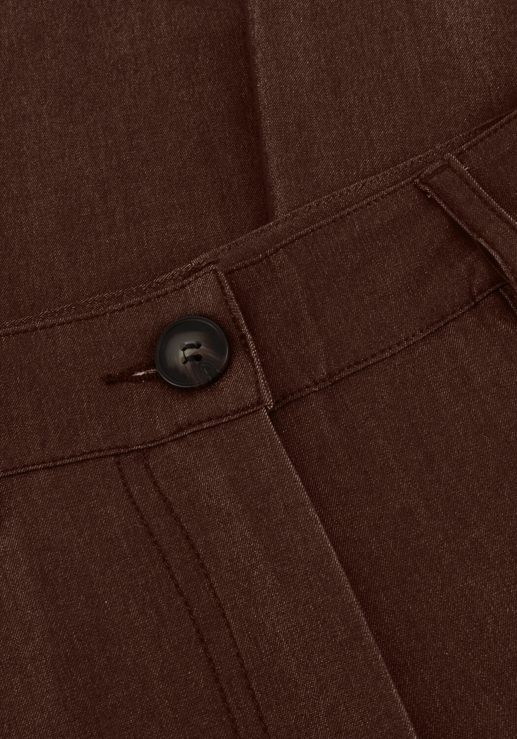 Braune CO'COUTURE Weite Hose TERRYCC DENIM LL PANT - large