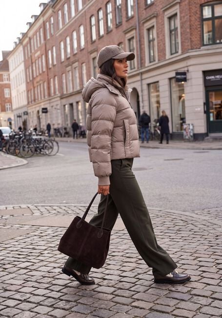 Beige MOSCOW Wattierte Jack 12-08-MARCY - large