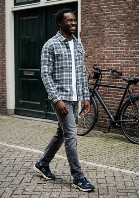 Dunkelgrau PURE PATH Slim fit jeans THE RYAN - large