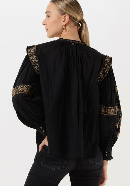 Schwarze ANTIK BATIK Blusen ALAN BLOUSE - large