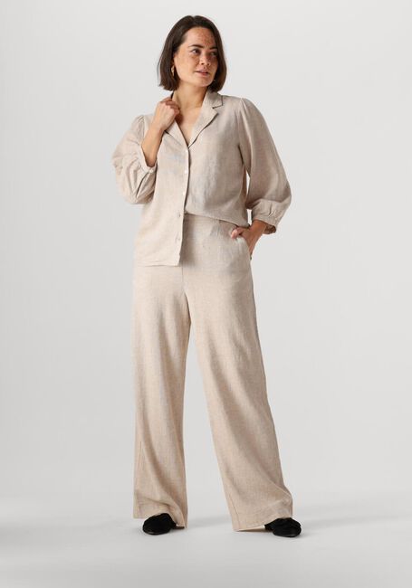 Beige MSCH COPENHAGEN Hose MSCHPENNIE GINIA HW PANTS - large