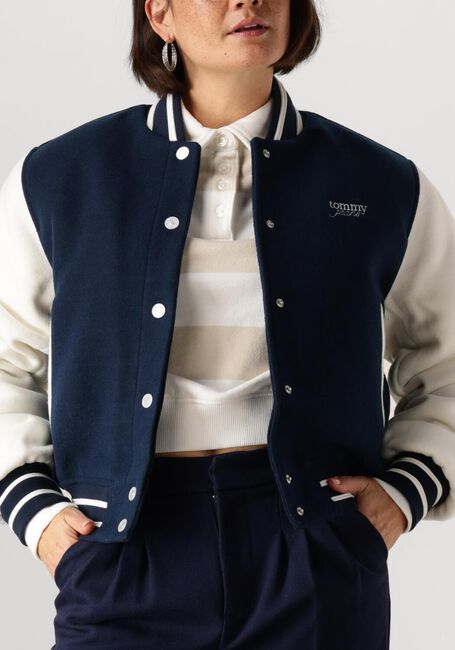 Dunkelblau TOMMY JEANS Jack TJW WOOL VARSITY JACKET EXT - large