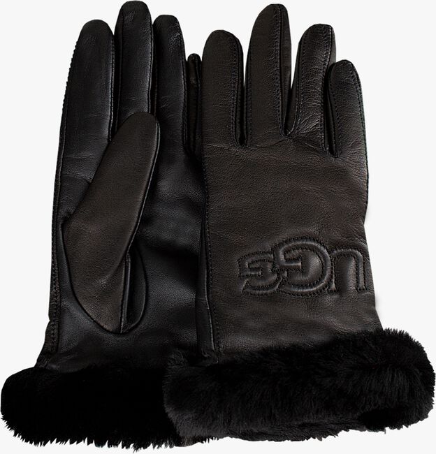 Schwarze UGG Handschuhe CLASSIC LOGO GLOVE - large
