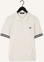 Nicht-gerade weiss FRED PERRY Polo-Shirt TIPPING TEXTURE KNITTED SHIRT Nicht-gerade weiss FRED PERRY Polo-Shirt TIPPING TEXTURE KNITTED SHIRT - medium