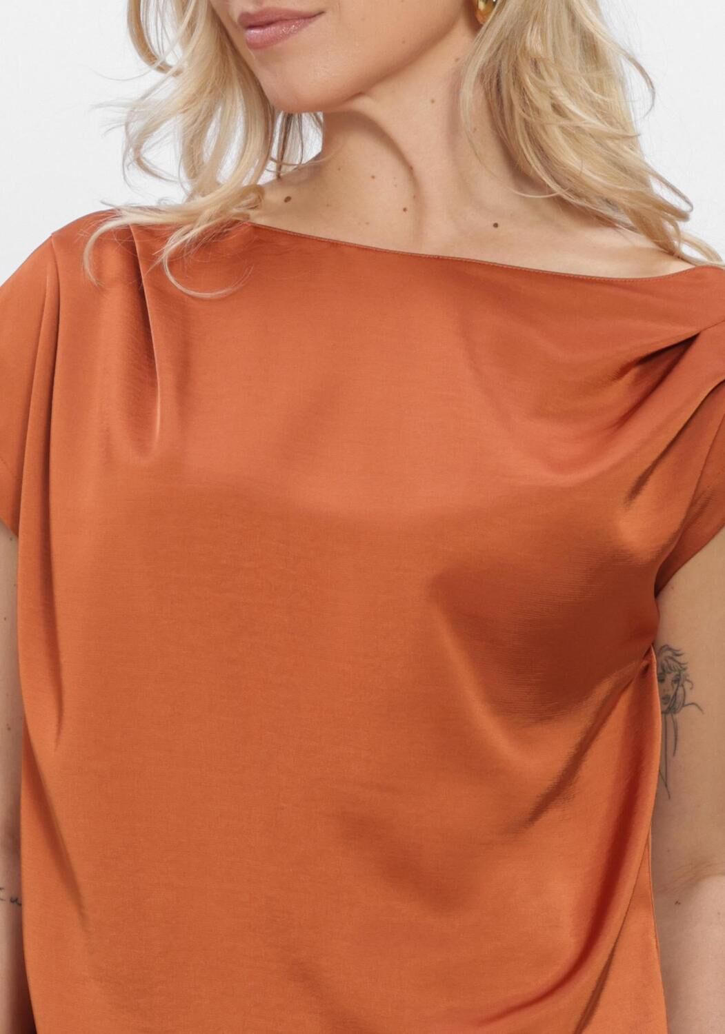 Orangene DANTE6 Tops & T-shirts DANTE6-ROAM SATIN DRAPEY TOP - large