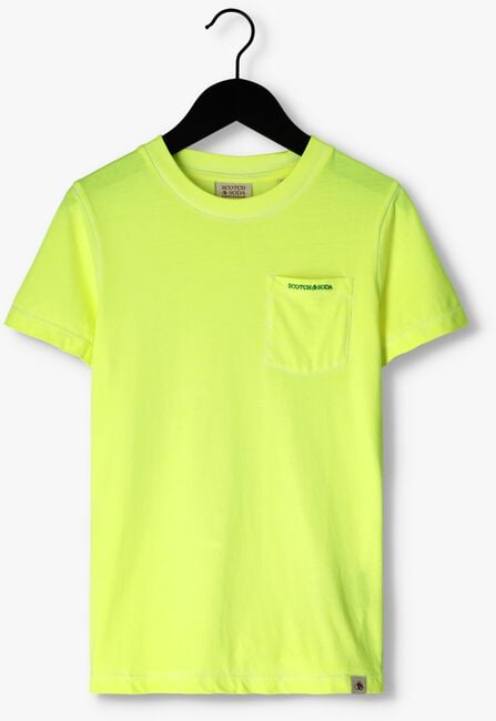 Gelbe SCOTCH & SODA T-shirt SHORT SLEEVED CHEST POCKET T-SHIRT - large