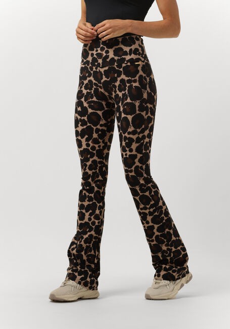 Braune DEBLON SPORTS Schlaghose CELINE FLARED LEGGINGS - large