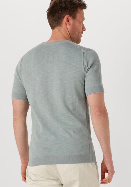 Hellgrau CAST IRON T-shirt COTTON BLEND SLUB - large