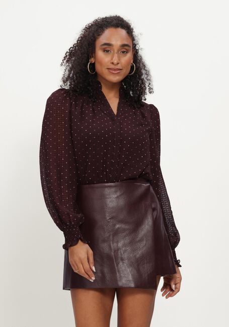 Bordeaux NEO NOIR Blusen ASTRIDA DOTTED BLOUSE - large