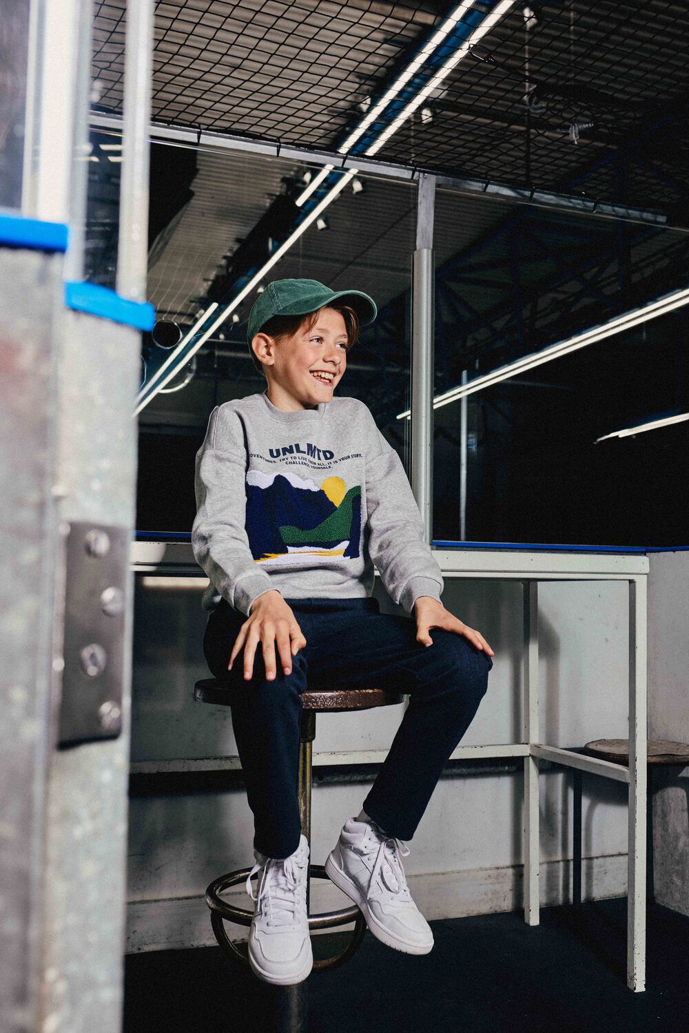 Graue RETOUR Sweatshirt EDO - large