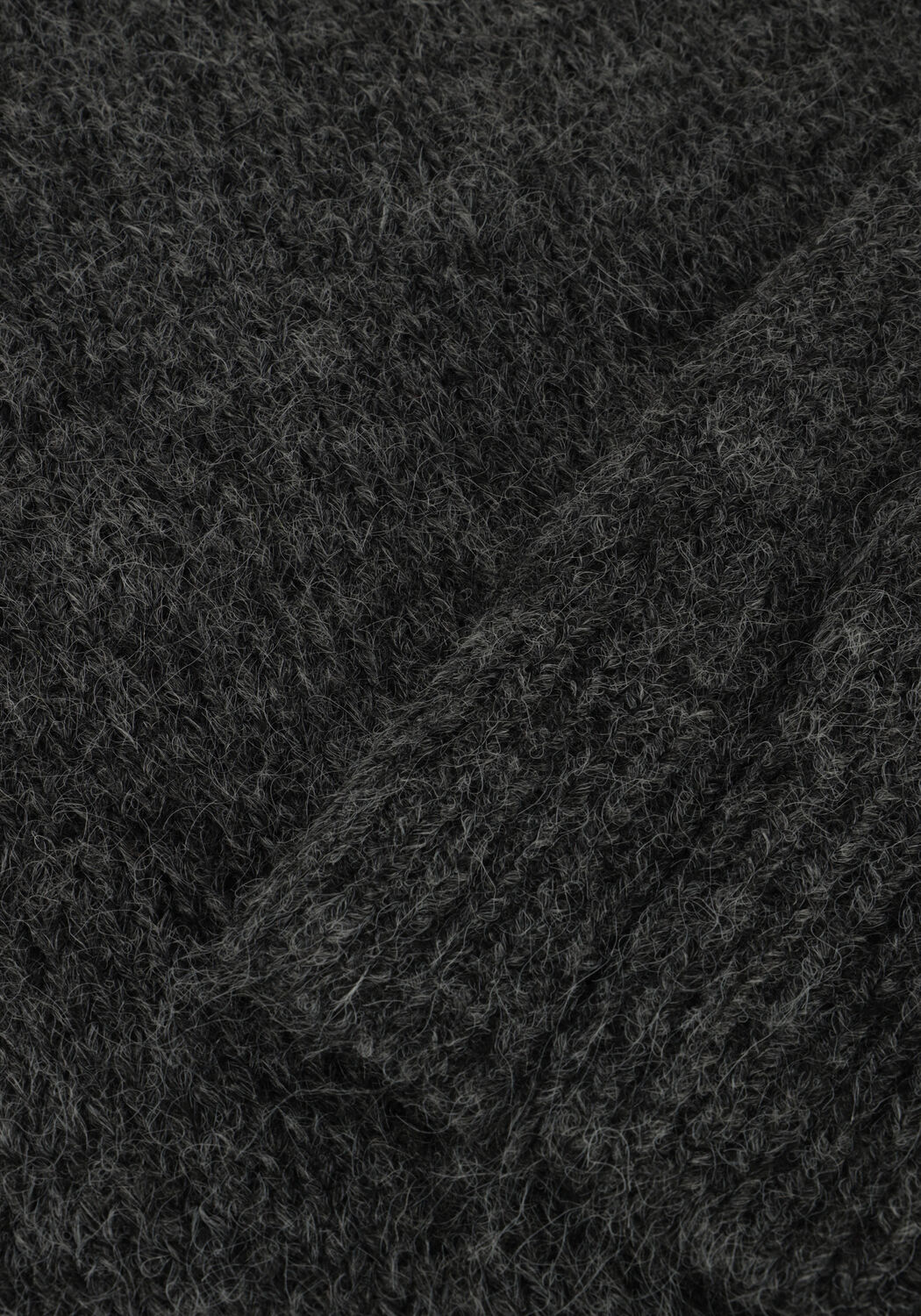 Dunkelgrau NEO NOIR Pullover PAULINA FLUFFY KNIT BLOUSE - large