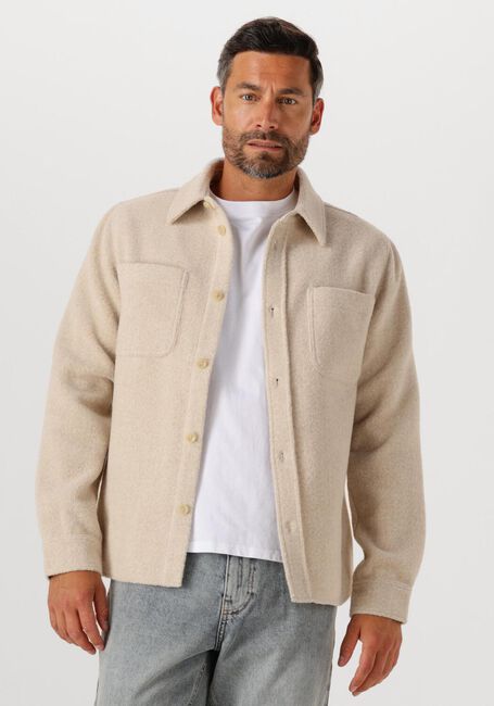 Beige LES DEUX Overshirts LENNON BOUCLE OVERSHIRT - large