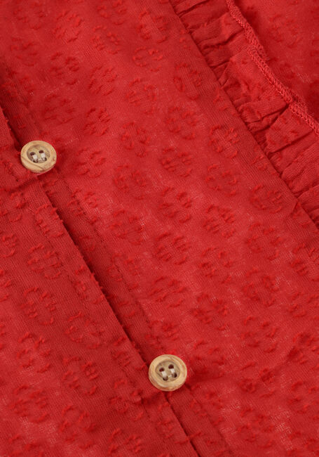 Rote DAILY7 Blusen SHIRT LONGSLEEVE RUFFLE - large