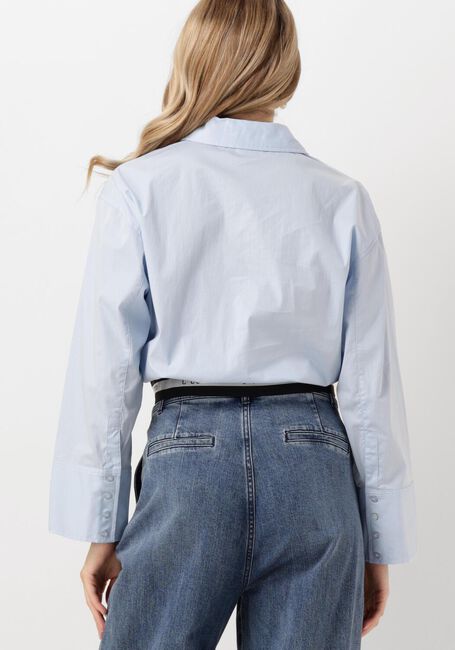 Blaue CO'COUTURE Blusen COTTON CRISP LOGO CROP SHIRT - large