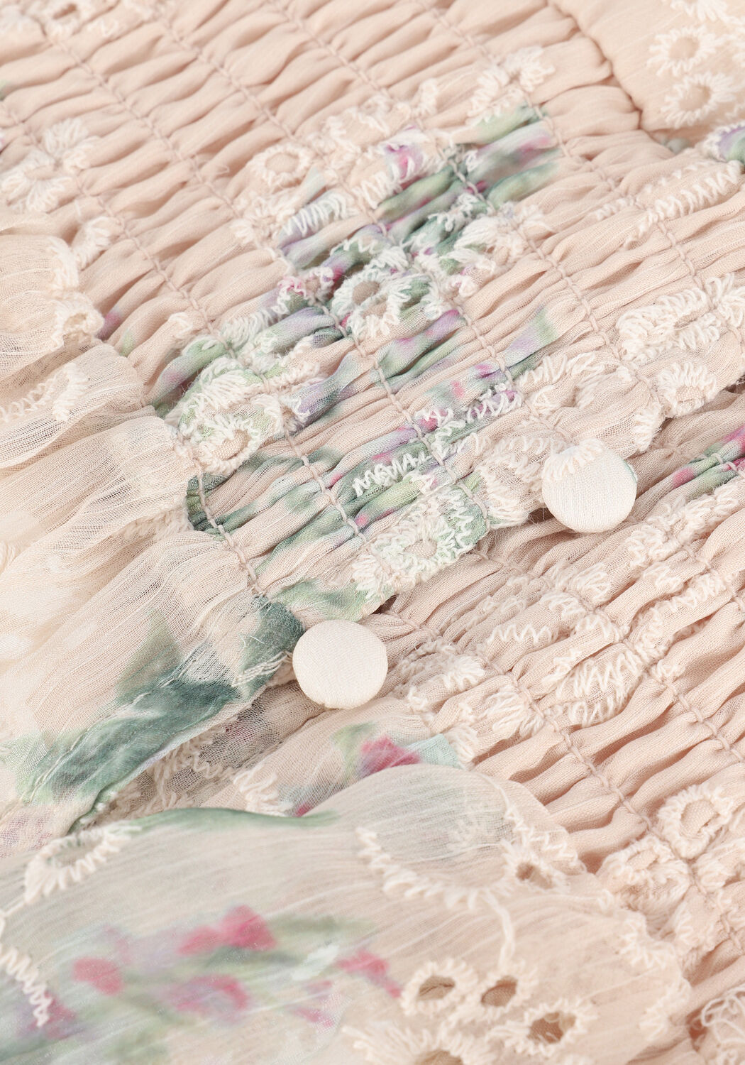 Ecru GUESS Blusen LS YUMI TOP - large