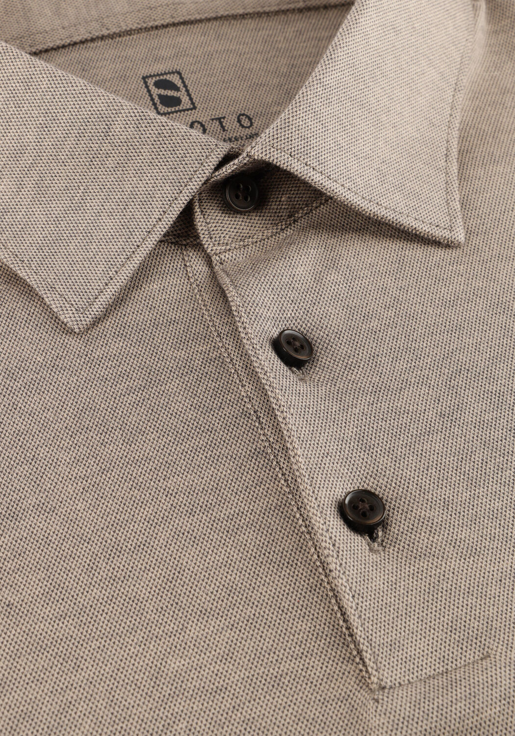 Taupe DESOTO Polo-Shirt ESSENTIAL POLO KENT 1/1 - large