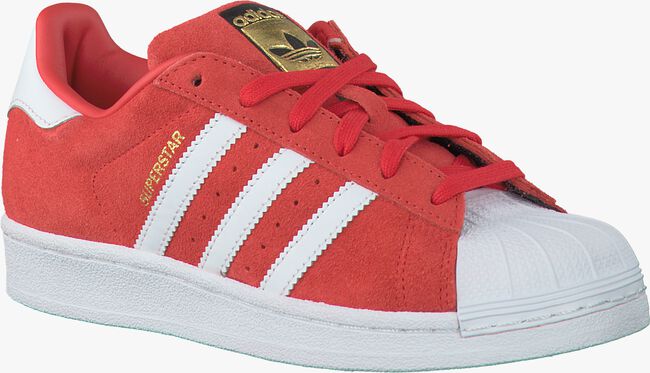 Rote ADIDAS Sneaker low SUPERSTAR DAMES - large