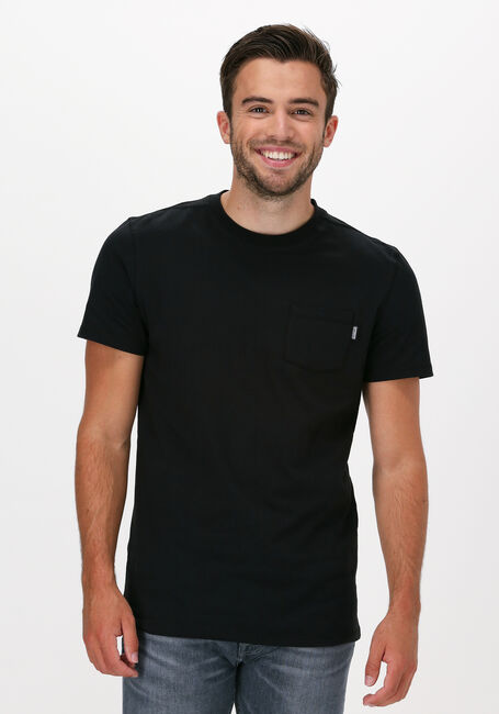 Schwarze KULTIVATE T-shirt TS DAMON - large