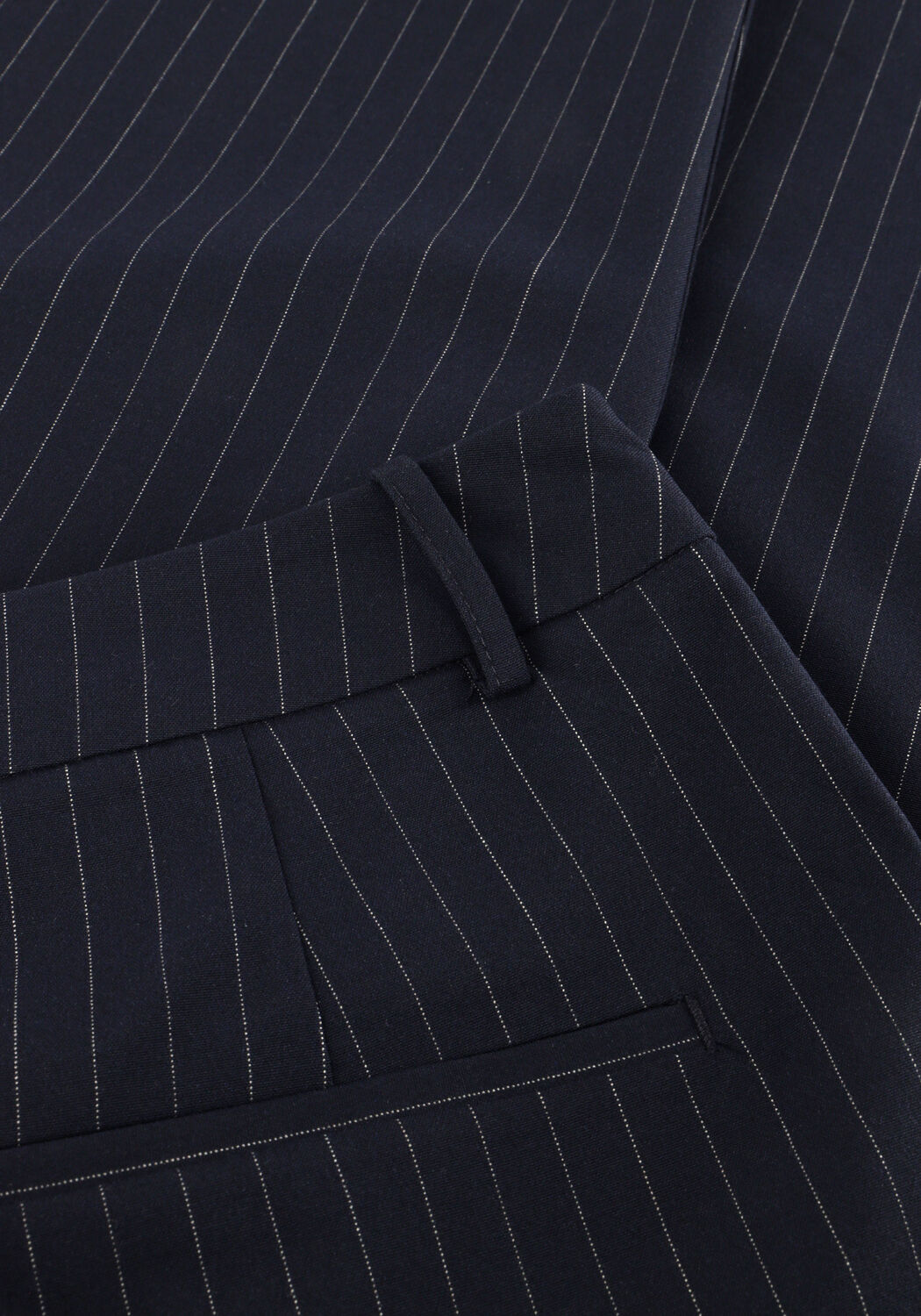 Dunkelblau WITHBLACK Weite Hose WBLVALENTINA STRIPED PANT - large