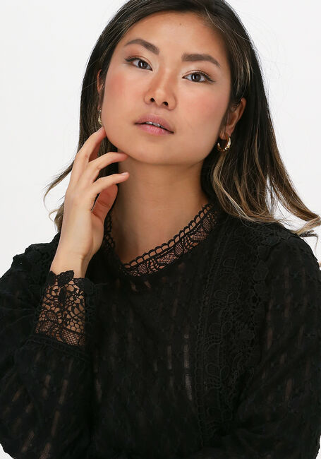 Schwarze OBJECT Blusen WINNIE L/S TOP - large