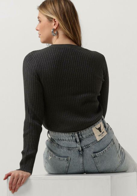 Graue OBJECT Pullover OBJRIKE L/S KNIT PULLOVER - large