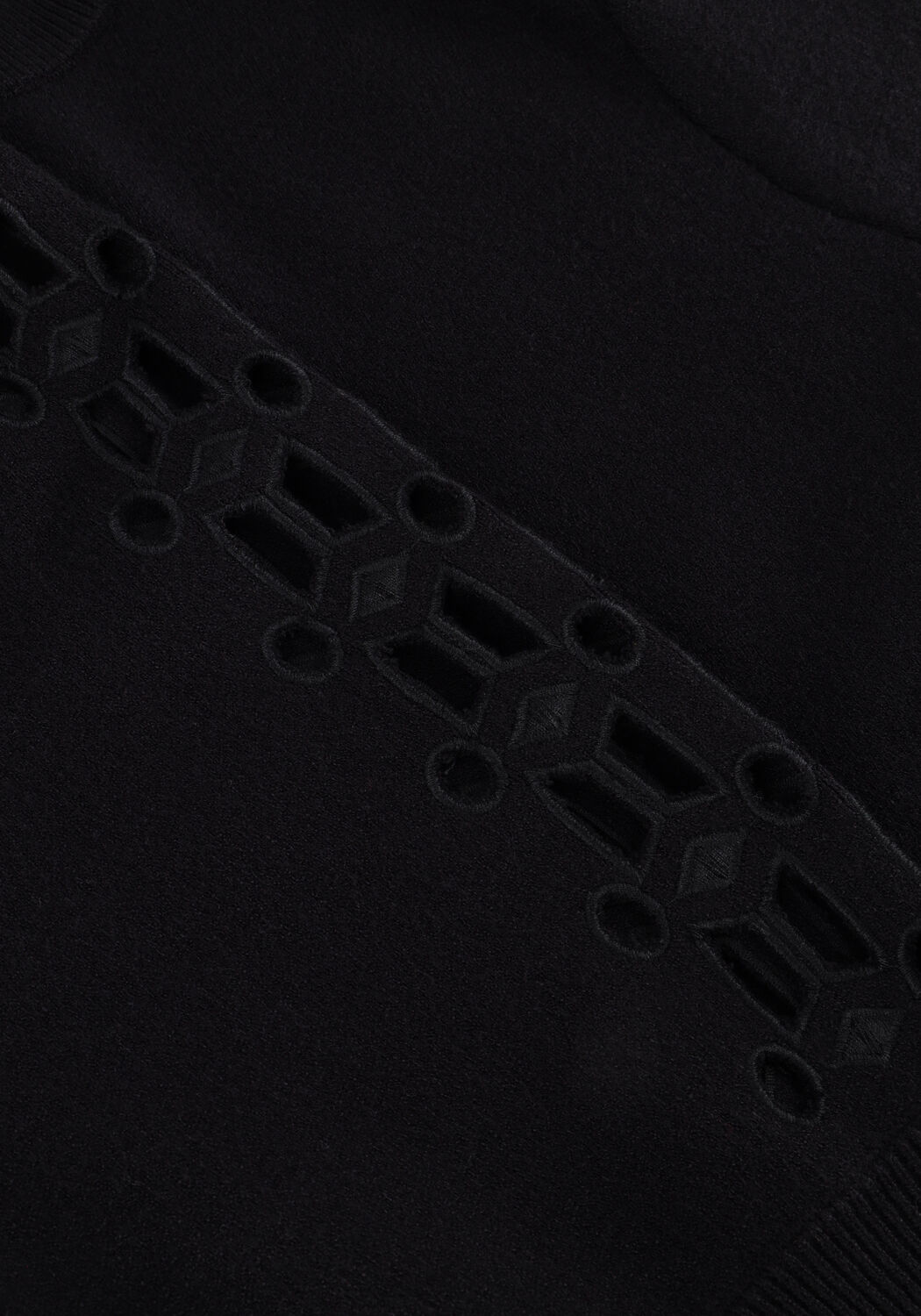 Schwarze OBJECT Pullover OBJYUKI S/S RE KNIT PULLOVER 140 - large