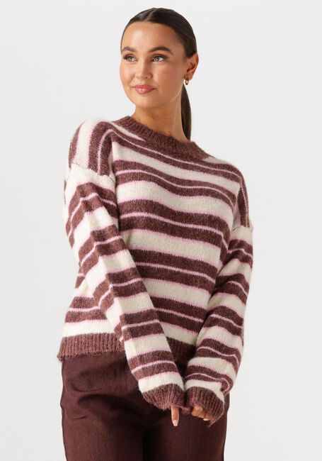 Braune YDENCE Pullover KNITTED SWEATER ARIA - large
