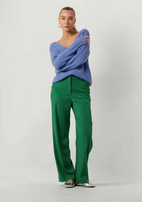 Blaue MINUS Pullover MIEKE V-NECK KNIT PULLOVER - large