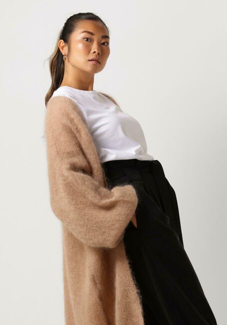 Beige AMERICAN DREAMS Strickjacke LEE MIDI CARDIGAN - large