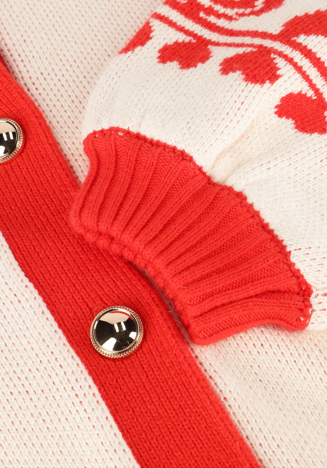 Rote HARPER & YVE Strickjacke JAZZ-CA - large