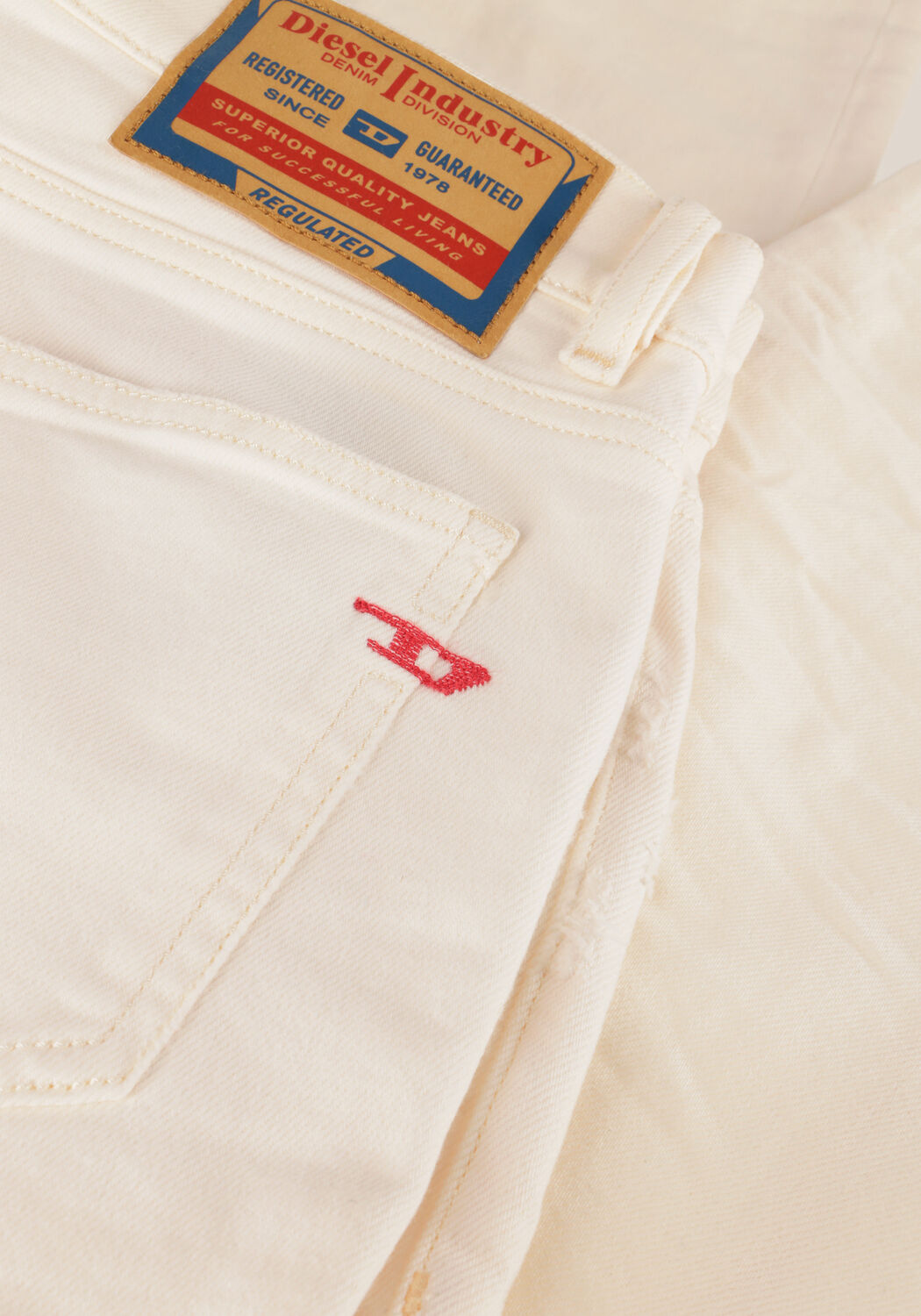 Wei&szlig;e DIESEL Slim fit jeans 2019 D-STRUKT - large