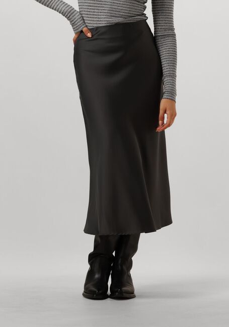 Graue SELECTED FEMME Midirock SLFLENA HW MIDI SKIRT - large