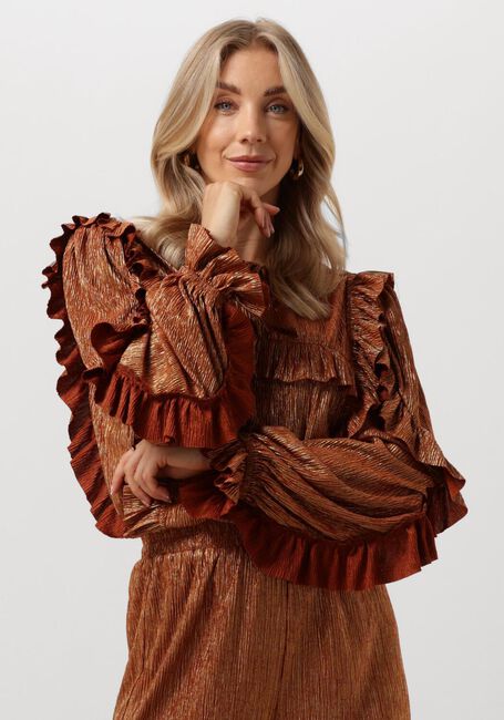 Goldfarbene STUDIO AMAYA Blusen KATIE - large