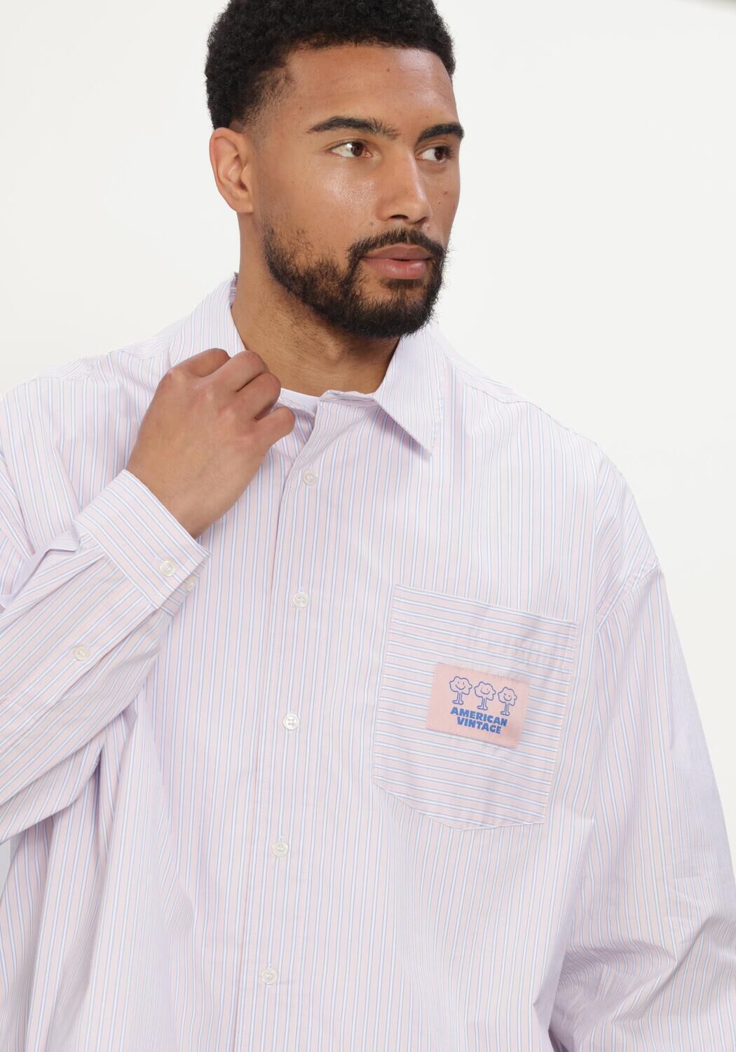 Lilane AMERICAN VINTAGE Overshirt SOABIRD - large