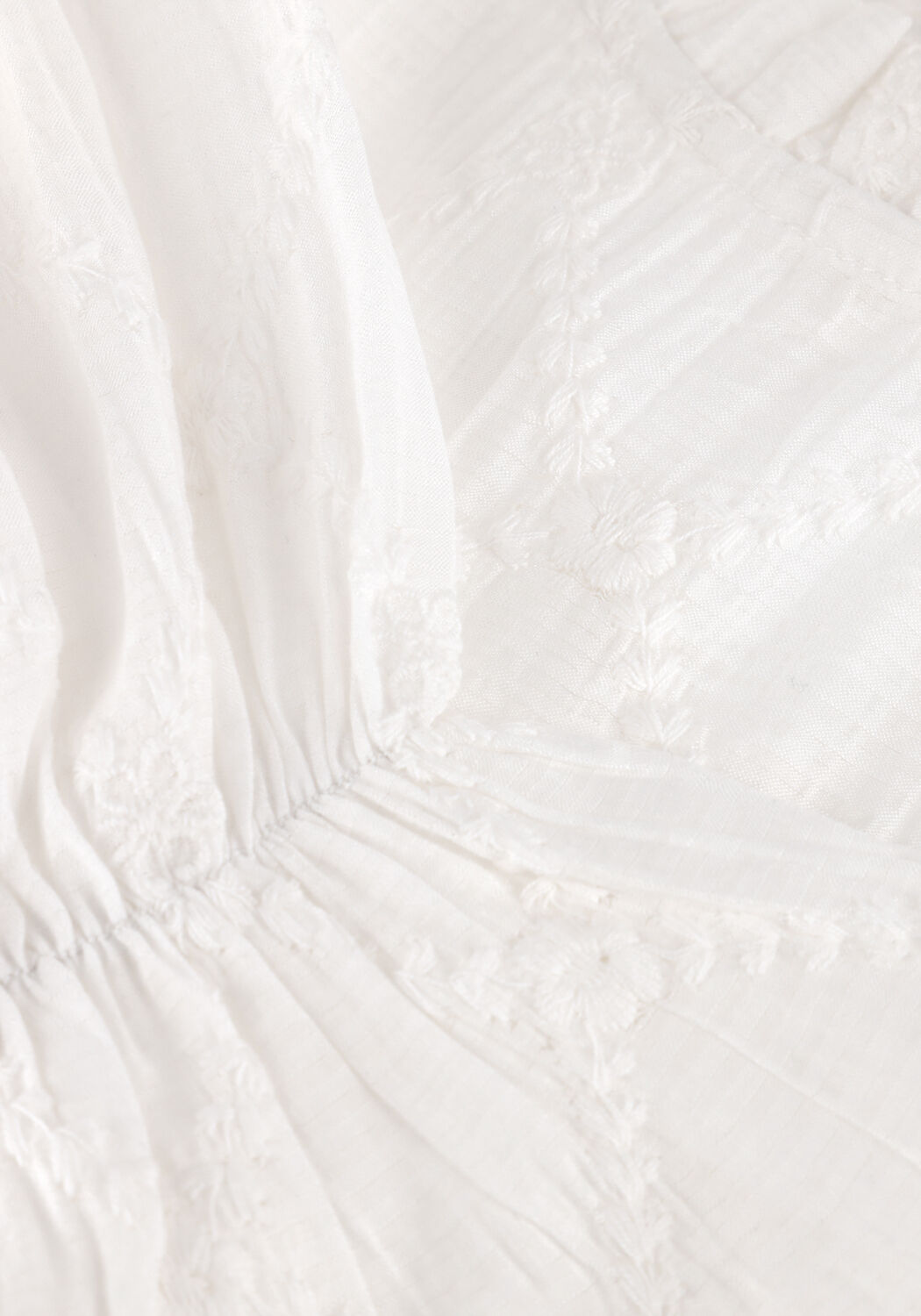 Wei&szlig;e NEO NOIR Blusen MAMARA SQUARE EMB BLOUSE - large