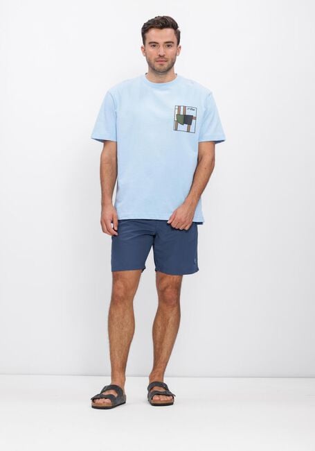 Blaue SHIWI Badehosen MIKE SWIM SHORTS 7 INCH SOLID - large