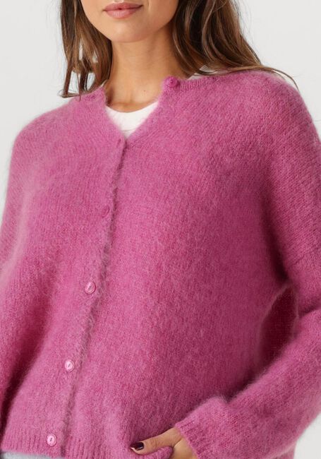 Fuchsie DES PETITS HAUTS Strickjacke BEA - large