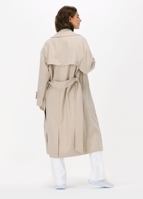 Sand SECOND FEMALE Trenchcoats SILVIA CLASSIC TRENCHCOAT - large