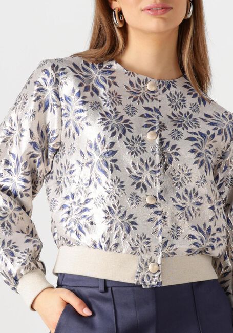 Blaue NUKUS Jack MAUREEN JACKET FLOWER - large